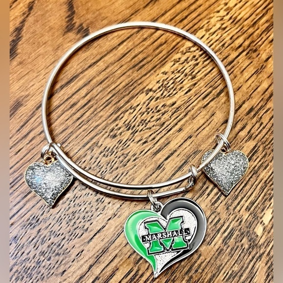 Marshall University Adjustable Bracelet New Handmade Charm Collegiate Sunbelt - Picture 2 of 5